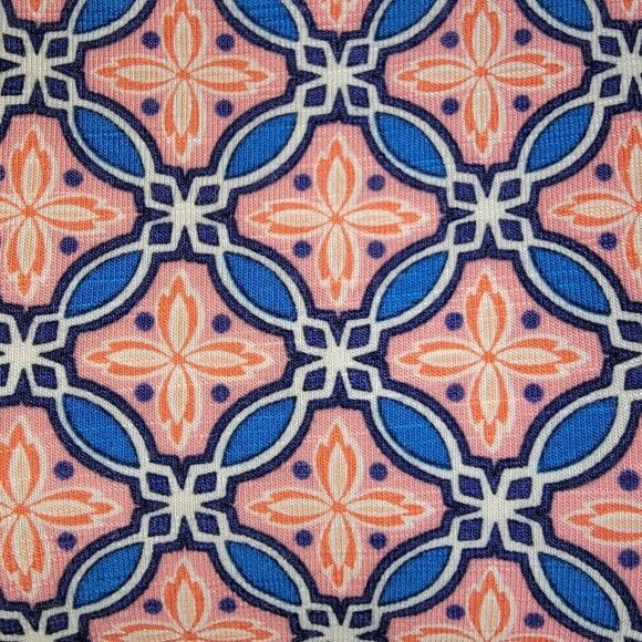 T by Talbots Geo Print Belted Wrap Back Dress size X (0x) - Picture 5 of 9